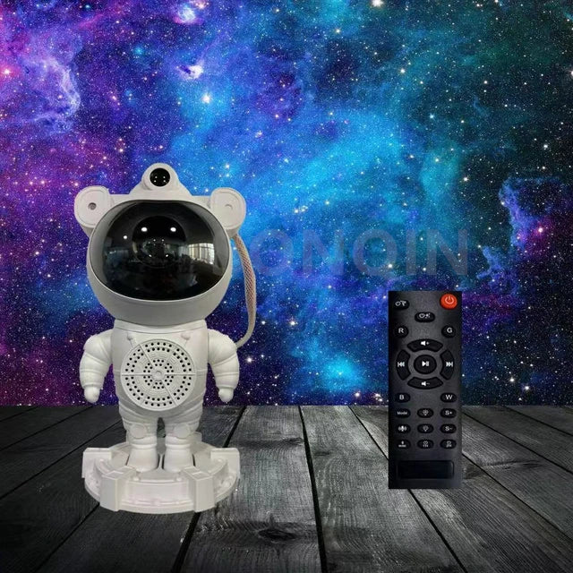 Proyector Holograma con forma de Astronauta Y PARLANTE