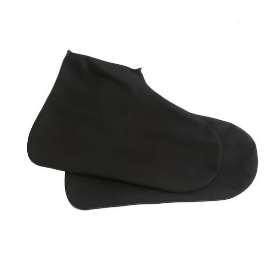 1 Latex Rain Boots Waterproof Shoe Cover Black, Waterproof Rain Boots, Durable, Elastic, Easy To Clean, All Year Round