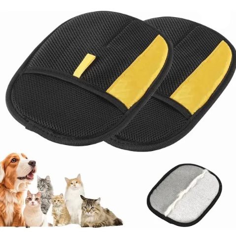 Guantes para quitar pelos de mascotas electroestáticos para perros y gatos