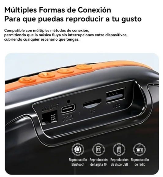 Parlante Bluetooth  Portátil Inalámbrico Potente