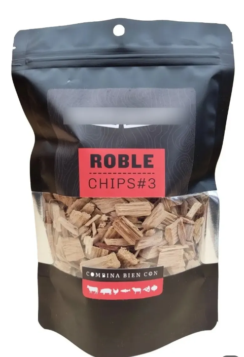 Chip #3 Madera De Roble Para Ahumar (10-25mm) Sin Químicos
