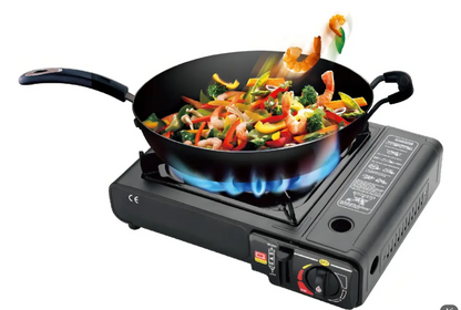 Cocinilla A Gas Regulador Cocina Portátil Con Maleta