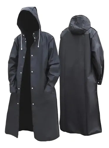 Chubasquero EVA Impermeable Unisex Negro – Resistente y Compacto para Camping