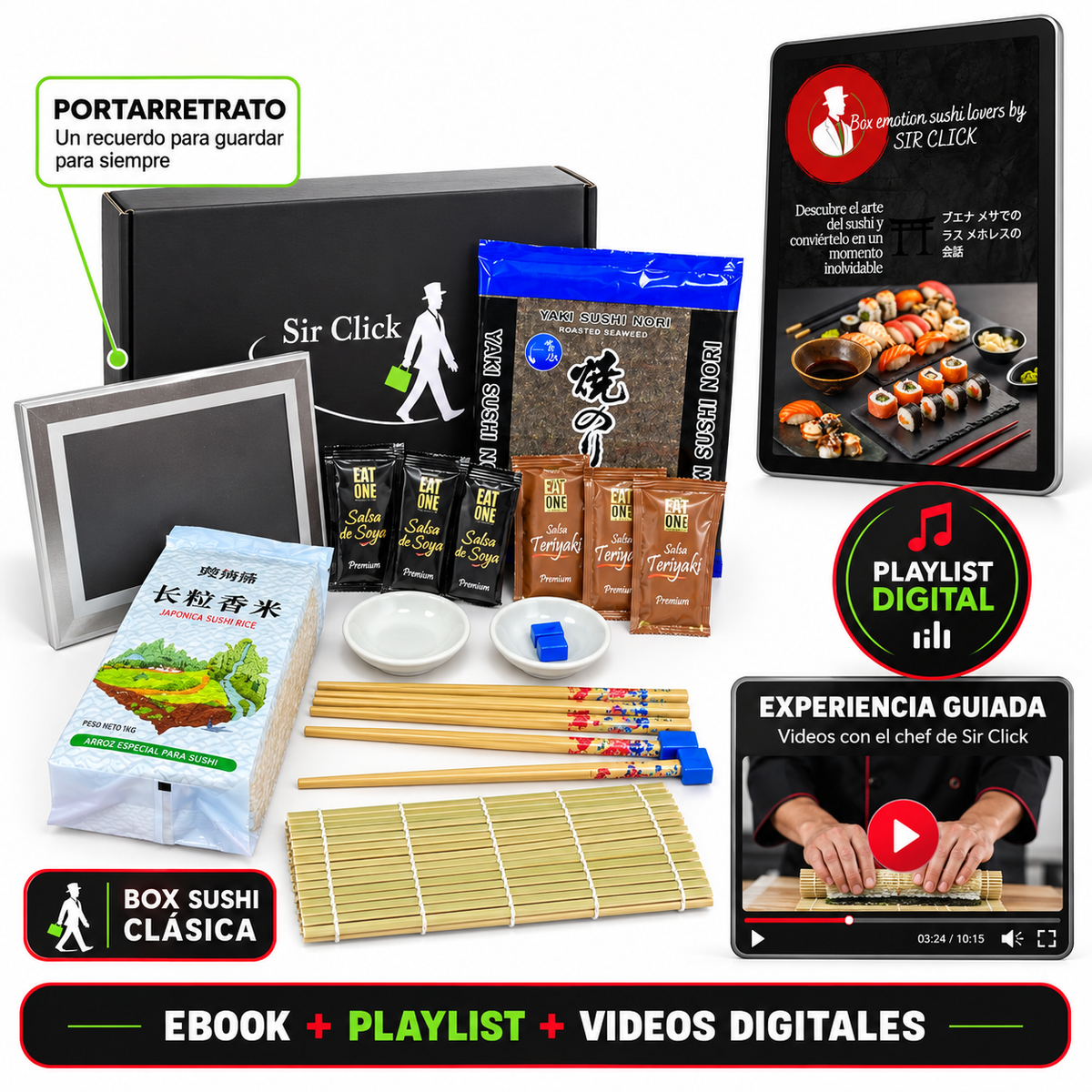 Box Emotion Sushi Clásica – Todo lo esencial para comenzar