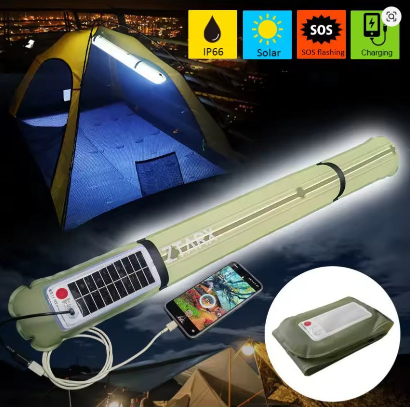 Tubo de luz LED inflable Solar