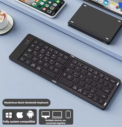 Mini teclado inalámbrico plegable