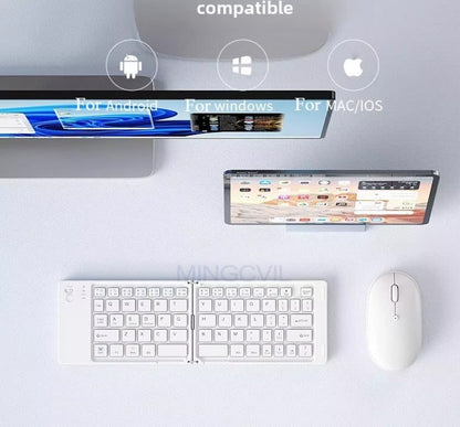 Mini teclado inalámbrico plegable