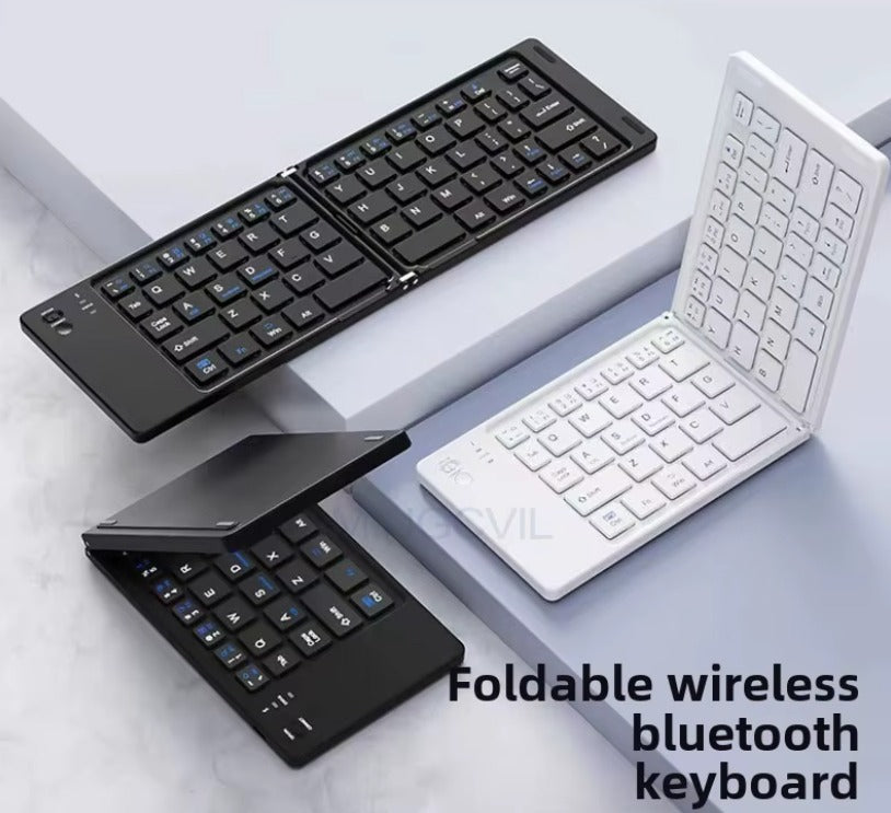 Mini teclado inalámbrico plegable